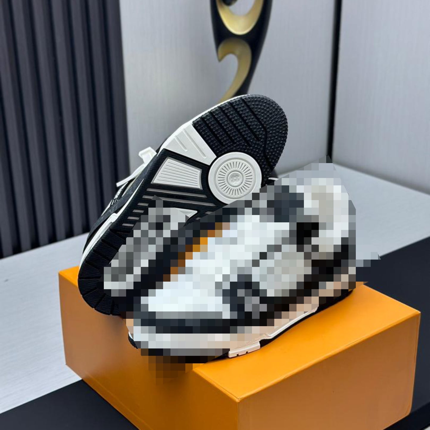 Black and White Trainers