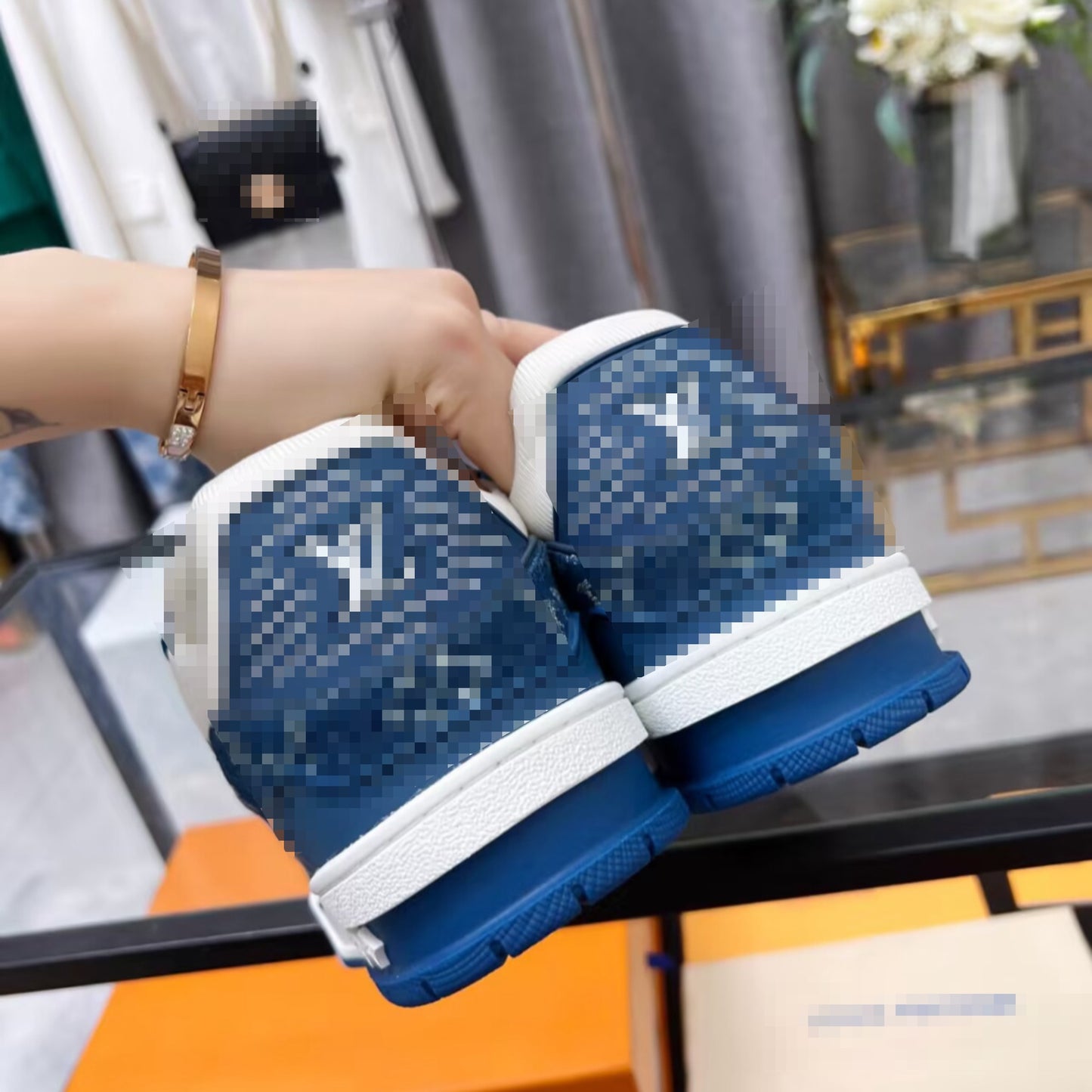 Blue Trainers