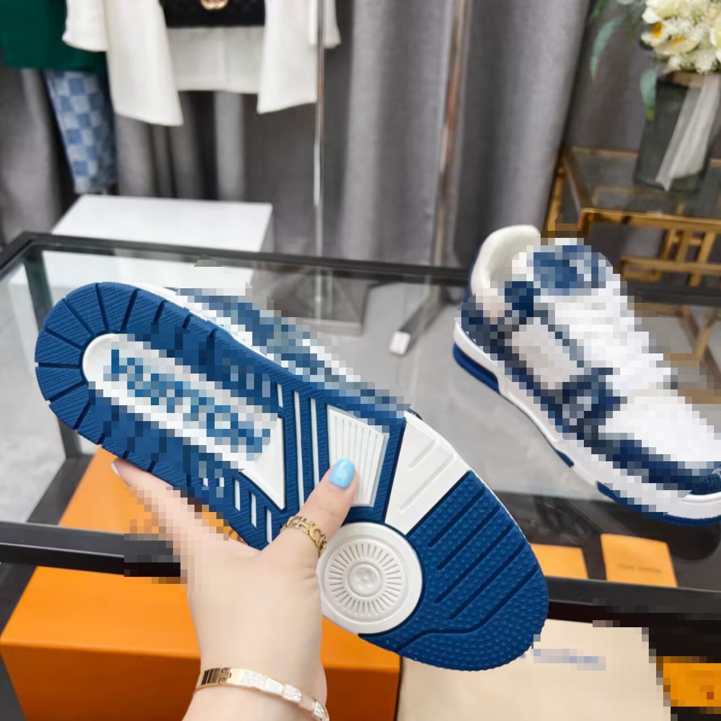 Blue Trainers