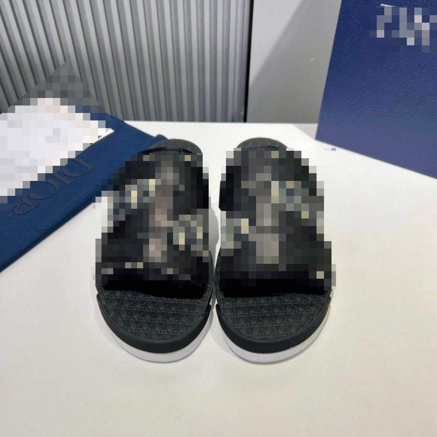 Monogram Strap Slide