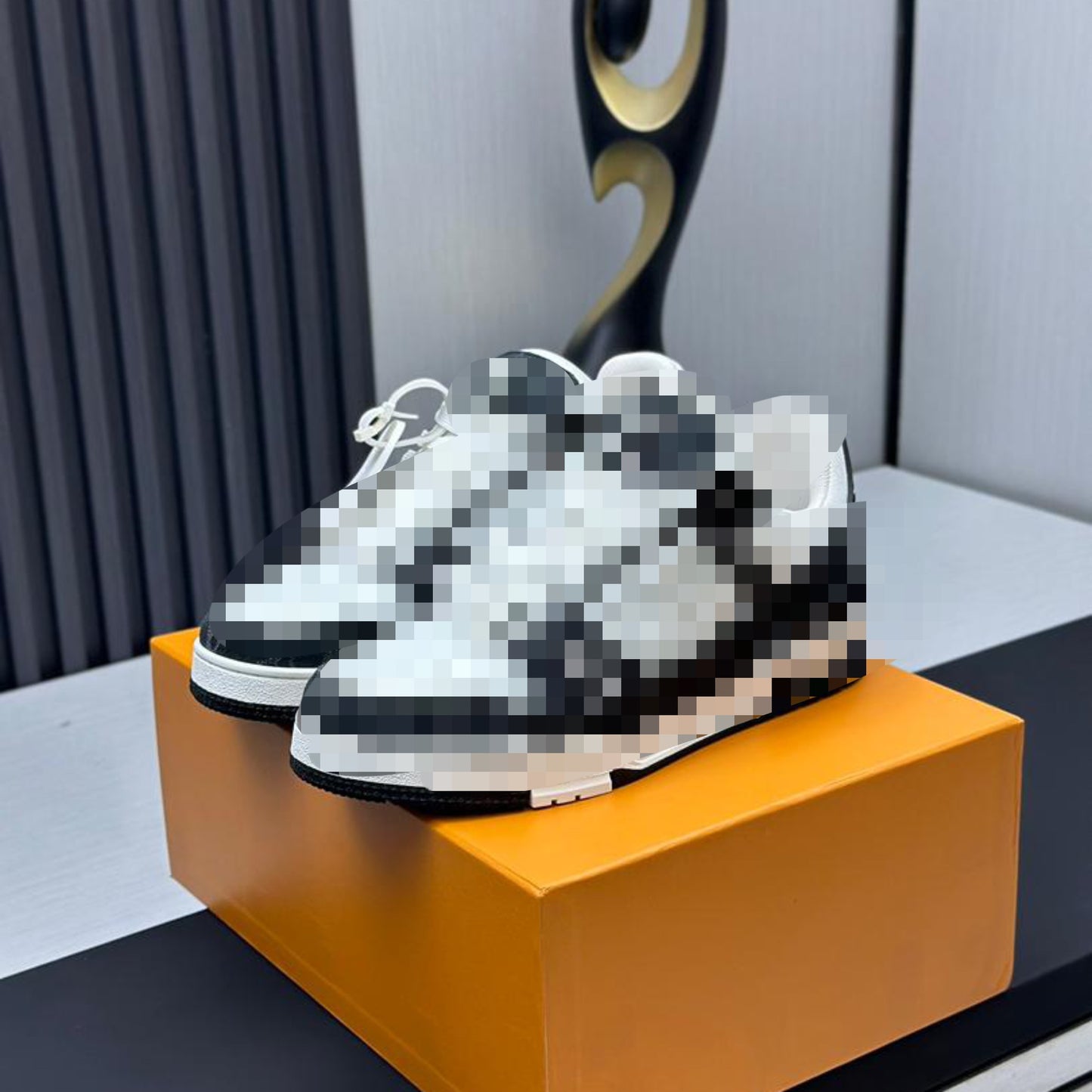 Black and White Trainers