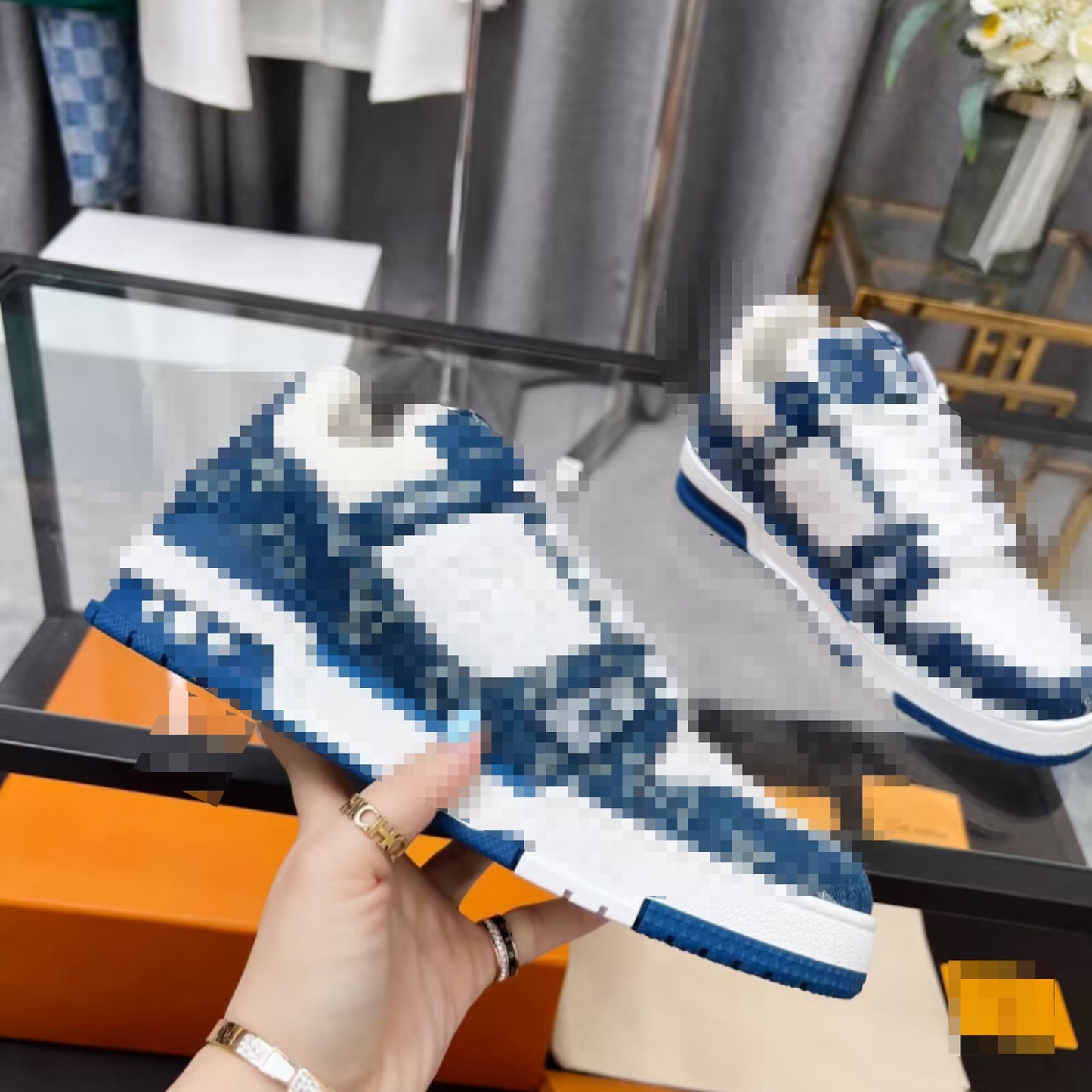 Blue Trainers