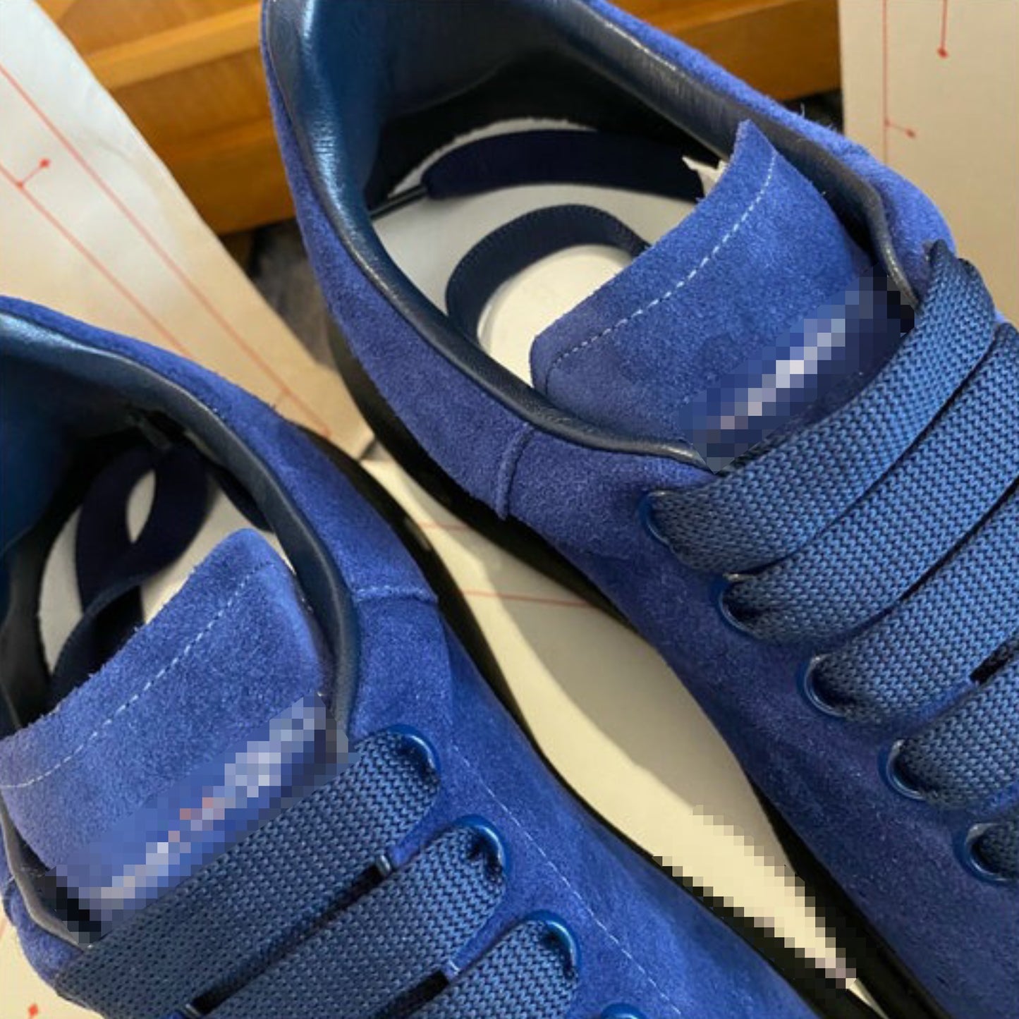 AMQ Blue Suede